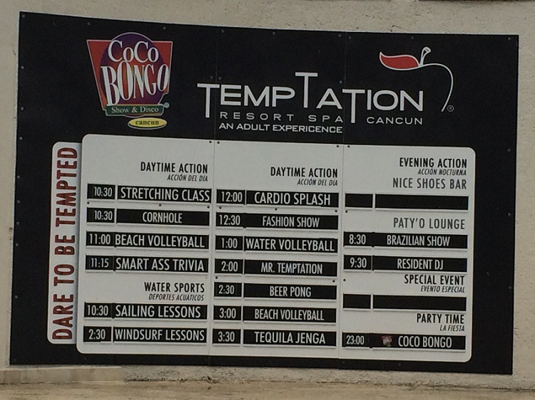 Cancun Temptation Resort Games